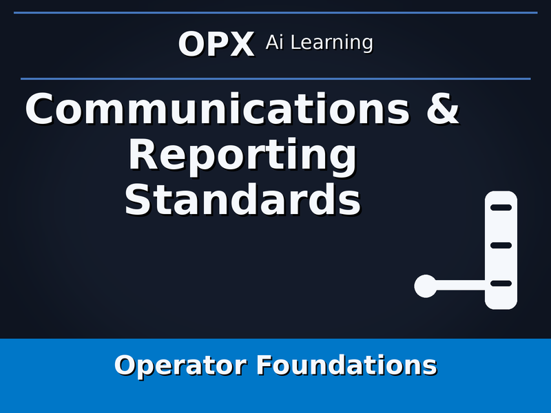 07. Communications & Reporting Standards