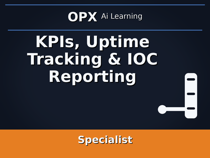 42. KPIs, Uptime Tracking & IOC Reporting