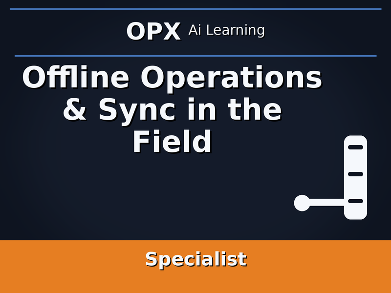 49. Offline Operations & Sync in the Field