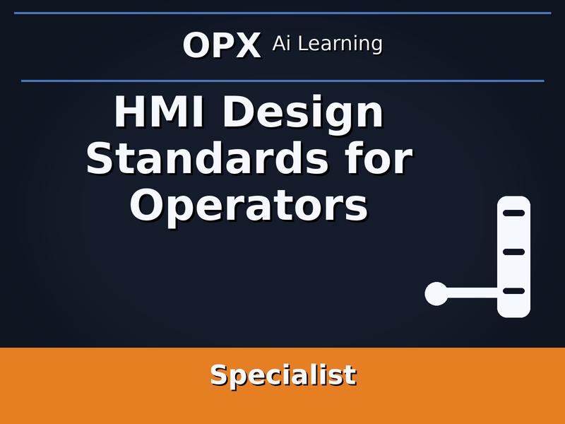 52. HMI Design Standards for Operators